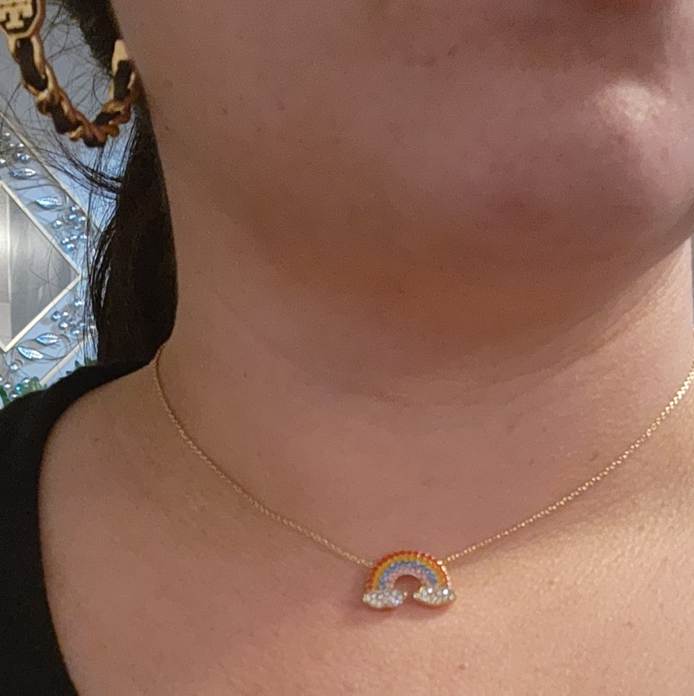 Tory Burch authentic! Rainbow 🌈 necklace - Picture 8 of 8
